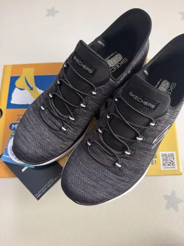 미사용! SKECHERS Slip-Ins 그레이 스니커즈 24cm