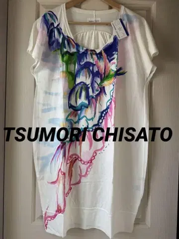 택 포함 새상품 [ TSUMORI CHISATO ] 빅 T셔츠 허밍버드