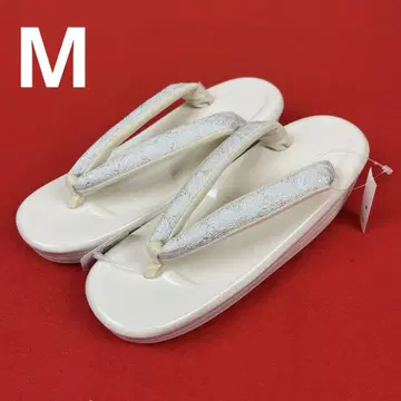 1점 조리 M 사이즈 1458 화이트 교토 기모노 이야기 에나멜