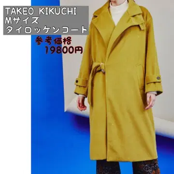 [코트] 타이로켄 코트 tk. 롱 코트 머스타드 M 사이즈