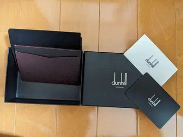 dunhill 다크 레드 명함지갑
