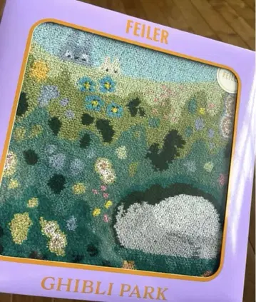 지브리 파크 한정 신상품 FEILER 페일러 손수건 이웃집 토토로