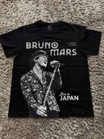 BRUNO MARS 라이브 T셔츠 S 사이즈 블랙
