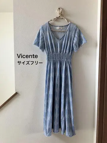 Vicente 반팔 원피스 프리 사이즈