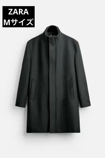 ZARA 자라 탈부착 가능한 카라 부착 코트 M 완판템
