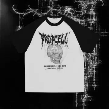 00s scull t-shirt opium black