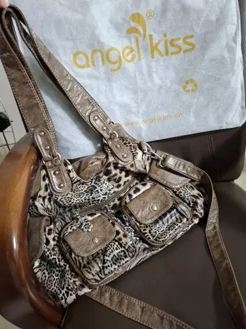 Angel Kiss 애니멀 무늬 핸드백 숄더백 레오파드 무늬