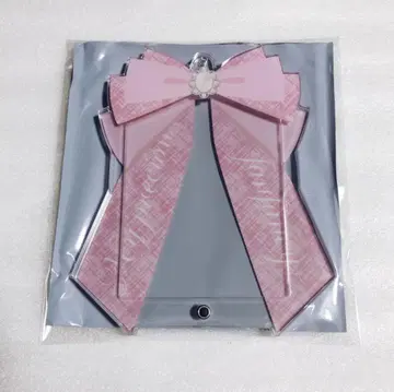 새상품 후쿠야 이케부쿠로 포토 카드 아크릴 프레임 리본 트위드 체크