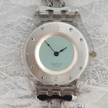 새상품 배터리 swatch swiss 스와치 여성용 손목시계 MA62