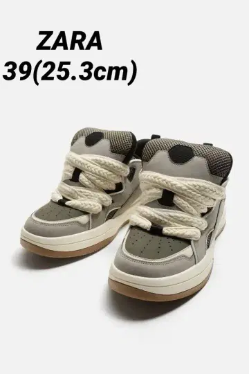 ZARA 자라 스케이트 스니커즈 39 25.3cm 완판템