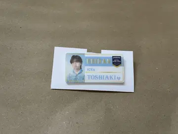 ICEx 츠츠이 토시아키 네임 배지