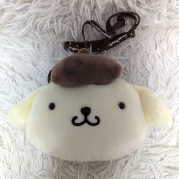산리오 퓨로랜드 폼폼푸딩 봉제인형 파우치 미니백