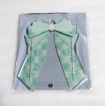 새상품 후쿠야 이케부쿠로 포토 카드 아크릴 프레임 리본 트위드 체크