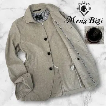 새상품급 Men's BIGI 캐주얼 자켓 사이즈 M 베이지 봄/여름