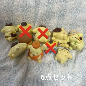 폼폼푸딩 피규어 가챠가챠 6세트