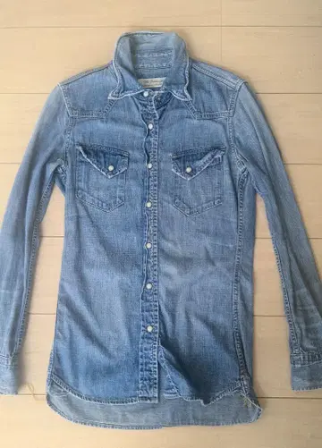 레미 릴리프 데님 셔츠 여성용 S