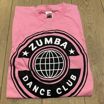 ZUMBA DANCE CLUB 핑크 티셔츠 프리사이즈