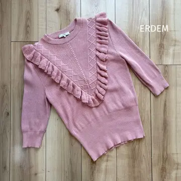 ERDEM 프릴 디자인 상의