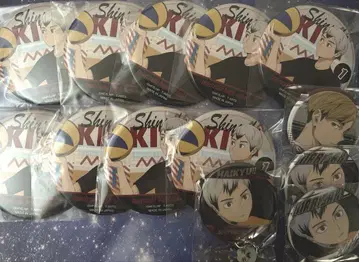 하이큐!! 키타 신스케 미야 아츠무 캔뱃지 세트