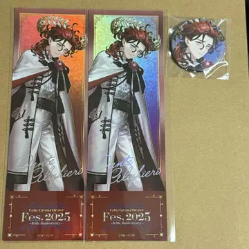 FGO 페스 2025 티켓풍 카드 영기소환 캔뱃지 단테