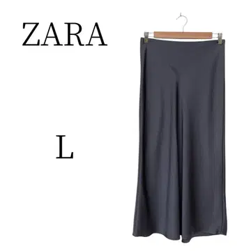 ZARA 자라 그레이 무릎 기장 타이트 스커트 L