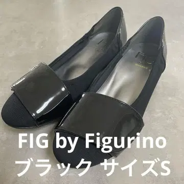 FIG by Figurino 경량 에나멜 펌프스 블랙 사이즈 S