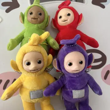 텔레토비즈 마스코트 볼 체인 4종 세트 봉제인형
