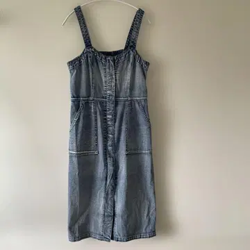 W closet 앞 지퍼 데님 멜빵 원피스 살로펫 y2k