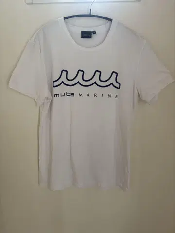 muta MARINE 파도 로고 티셔츠 M