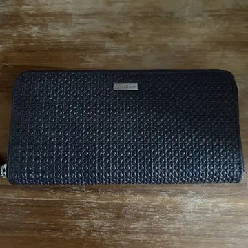 새상품급 Calvin Klein 캘빈클라인 장지갑 가죽 브라운 남성용