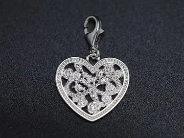 ThomasSabo 토마스사보 참 SV925 하트 장미