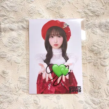 FRUITS ZIPPER 사쿠라이 유이 브로마이드 사인 포함