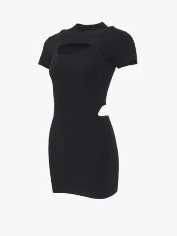 theredthread S slit open dress mini