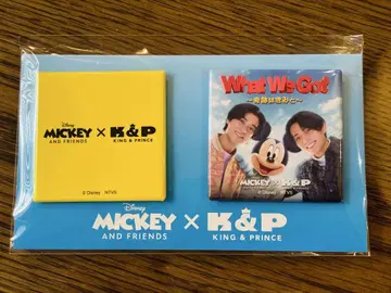 Mickey & Friends x King & Prince 캔뱃지