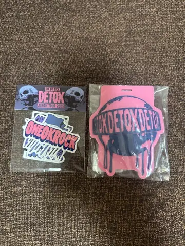one ok rock 2025 DETOXJAPAN 러기지 태그 스티커