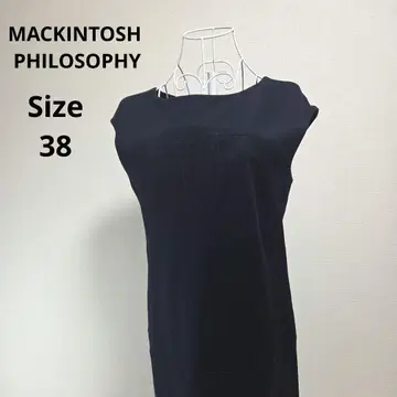[인기 MACKINTOSH PHILOSOPHY] 네이비 슬리브리스 38