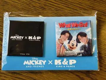 Mickey & Friends x King & Prince 캔뱃지