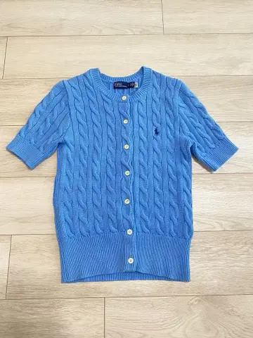 Polo by Ralph Lauren 반팔 가디건 스카이블루 SP