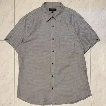 BANANA REPUBLIC 반팔 셔츠 격자 무늬