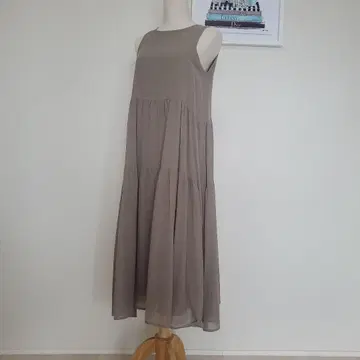 윔 가젯 코튼 쉬폰 티어드 원피스 프리 사이즈
