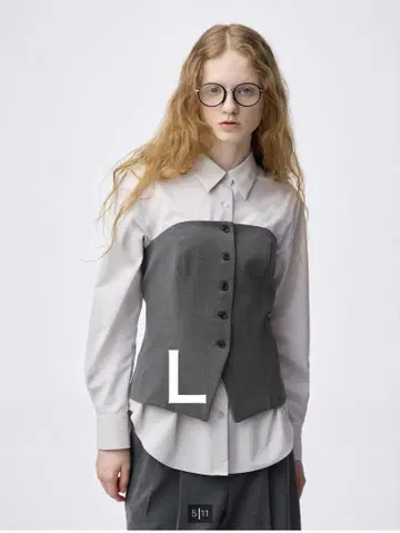 새상품 GU 프론트 버튼 뷔스티에 L
