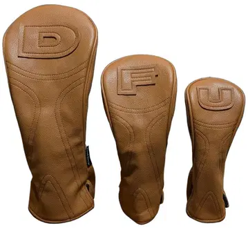 골프 헤드커버 브라운 캣 타입 3세트 DR, FW, UT