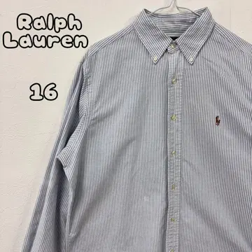 Ralph Laure 긴팔 셔츠 16 자수 로고