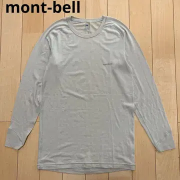 mont-bell 몽벨 슈퍼 메리노울 M.W. 라운드넥 셔츠 M