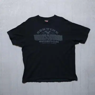 Harley Davidson 2359 구제 티셔츠 L 블랙