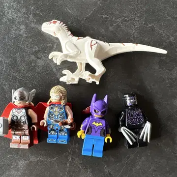 LEGO 피규어 세트 토르 배트걸 스파이더맨 공룡 레고