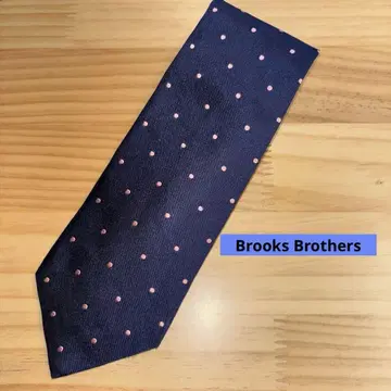 Brooks Brothers 네이비 도트 무늬 고급 넥타이 새상품급