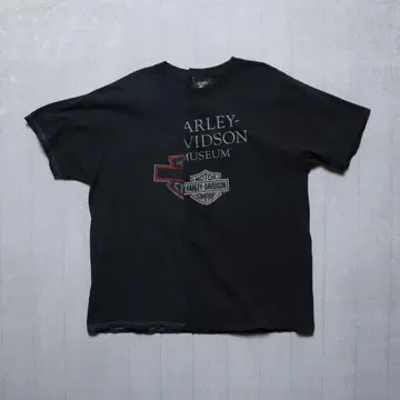 Harley Davidson 2361 구제 티셔츠 XL 블랙
