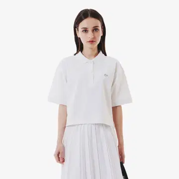 Lacoste 크롭 피케 셔츠