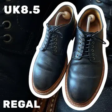 REGAL 블랙 & 브라운 UK8.5 가죽